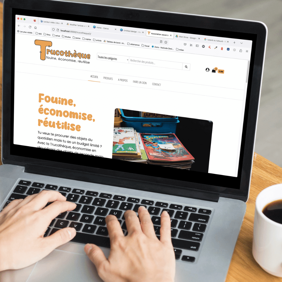 Refonte de la charte graphique et du site de l'association Trucotheque