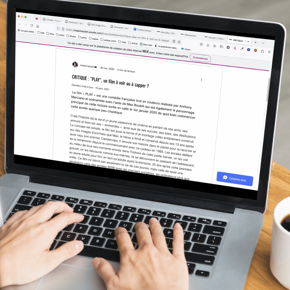 Réalisation d'un journal satirique en ligne